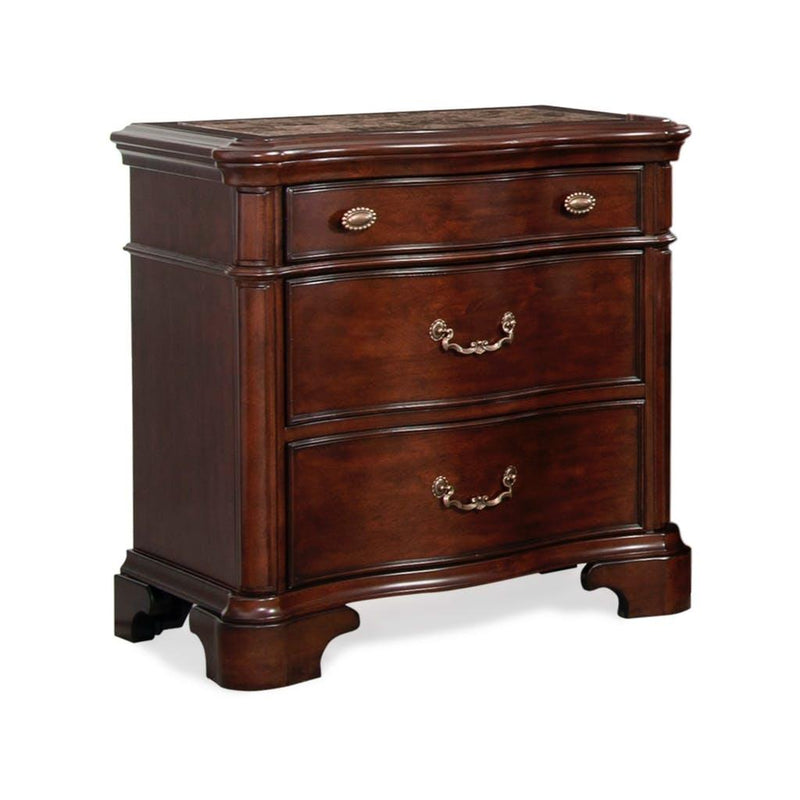 Elements International Tabasco 3-Drawer Nightstand TB600NS IMAGE 1