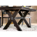  Furniture of America Xanthe Dining Table with Trestle Base CM3172T IMAGE 4
