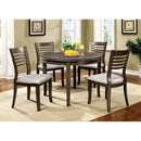  Furniture of America Round Dwight III Dining Table CM3988GY-RT-48 IMAGE 3