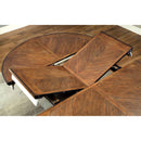  Furniture of America Oval Harrisburg Dining Table with Pedestal Base CM3216OT-TABLE IMAGE 3