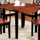  Furniture of America Round Dover II Dining Table CM3326BC-RT IMAGE 2