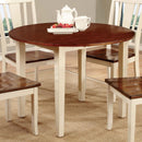  Furniture of America Round Dover II Dining Table CM3326WC-RT IMAGE 1