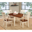  Furniture of America Round Dover II Dining Table CM3326WC-RT IMAGE 5
