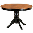  Furniture of America Round Johnstown Dining Table with Pedestal Base CM3027RT IMAGE 1