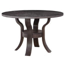  Furniture of America Round Gisela Dining Table with Pedestal Base CM3518RT IMAGE 1