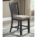 Signature Design by Ashley Tyler Creek Counter Height Stool Tyler Creek D736-124 Upholstered Barstool (2 per package) IMAGE 2