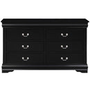 Acme Furniture Louis Philippe 6-Drawer Dresser 23735 IMAGE 3