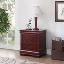 Acme Furniture Louis Philippe 2-Drawer Nightstand 23753 IMAGE 1