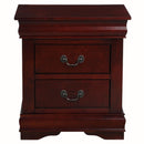 Acme Furniture Louis Philippe 2-Drawer Nightstand 23753 IMAGE 3