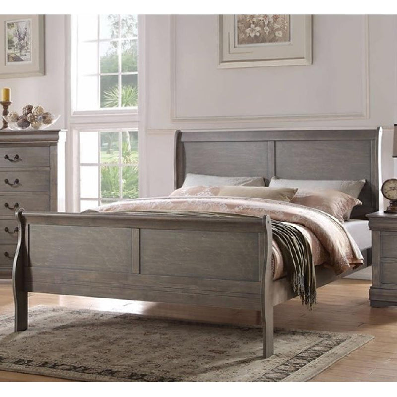 Acme Furniture Louis Philippe King Sleigh Bed 23857EK IMAGE 2