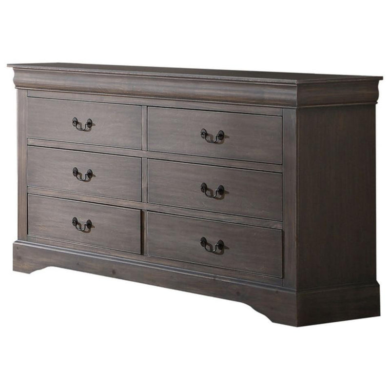 Acme Furniture Louis Philippe 6-Drawer Dresser 23865 IMAGE 1