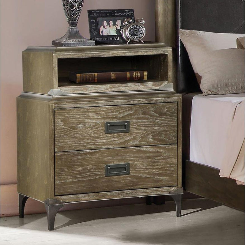 Acme Furniture Athouman 2-Drawer Nightstand 23923 IMAGE 2