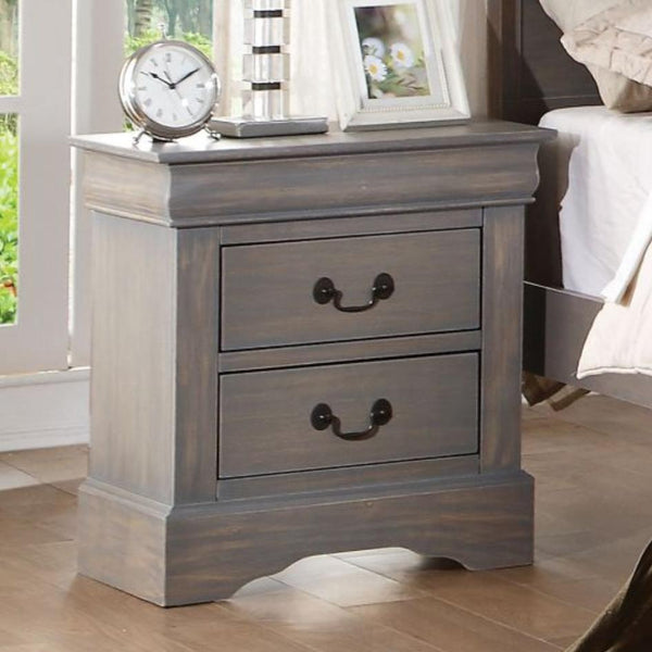 Acme Furniture Louis Philippe III 2-Drawer Nightstand 25503 IMAGE 1