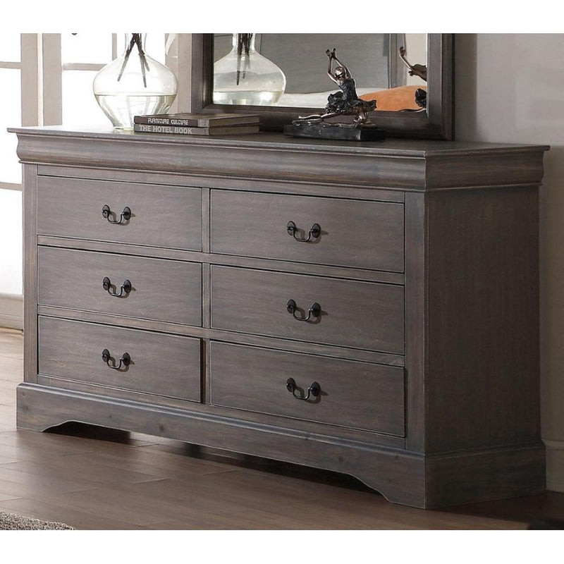louis philippe dresser grey Louis Philippe Dresser (Dark Gray) by Acme Furniture