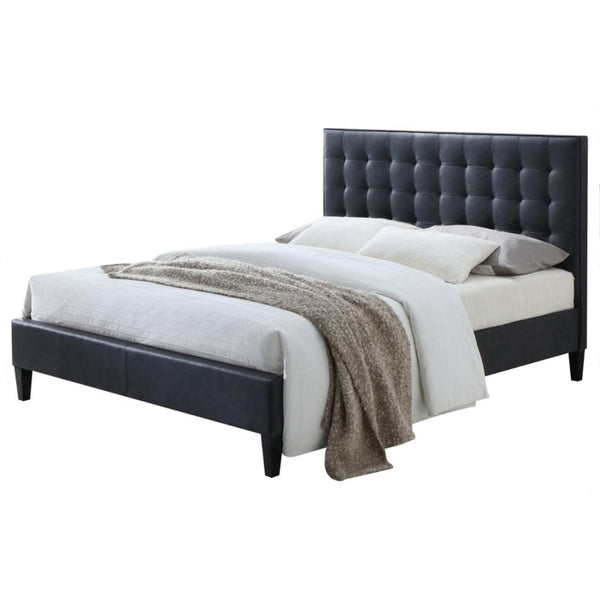 Acme Furniture Saveria King Upholstered Panel Bed 25657EK IMAGE 1