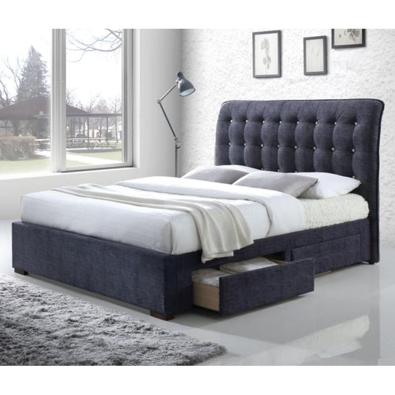 Acme Furniture Drorit King Upholstered Bed with Storage 25677EK IMAGE 1