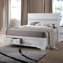 Acme Furniture Naima King Bed with Storage 25767EK IMAGE 1