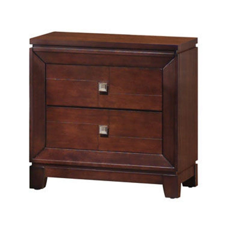 Elements International London 2-Drawer Nightstand LN600NS IMAGE 1