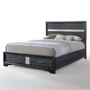 Acme Furniture Naima 25897EK EK Bed with Storage IMAGE 5