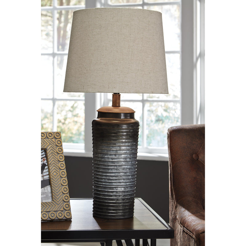 Signature Design by Ashley Norbert Table Lamp Norbert L204064 Metal Table Lamp (2 per package) IMAGE 2