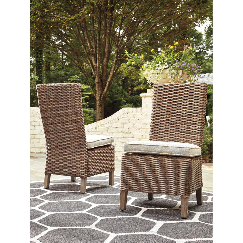 Signature Design by Ashley Outdoor Seating Dining Chairs Beachcroft P791-601 Side Chair with Cushion (2 per package) IMAGE 4