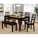  Furniture of America Gloria 6 pc Dinette CM3331T-6PK IMAGE 1