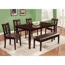  Furniture of America Northvale II 7 pc Dinette CM3402T-6PK IMAGE 1