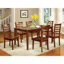  Furniture of America Fordville I 7 pc Dinette CM3521T-7PK IMAGE 1