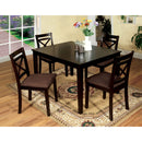  Furniture of America Weston I 7 pc Dinette CM3400T-5PK IMAGE 1