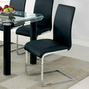  Furniture of America Walkerville I Dining Chair CM3361BK-SC-2PK IMAGE 1
