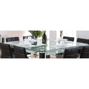  Furniture of America Square Batesland I Dining Table with Glass Top CM3363T-TABLE IMAGE 4