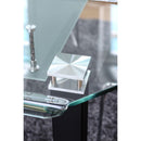  Furniture of America Square Batesland I Dining Table with Glass Top CM3363T-TABLE IMAGE 6