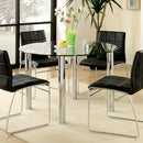  Furniture of America Round Kona Dining Table with Glass Top CM8320T-TABLE IMAGE 1
