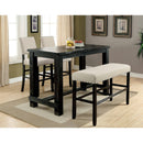  Furniture of America Sania II Pub Height Bench CM3324BK-BBN IMAGE 4
