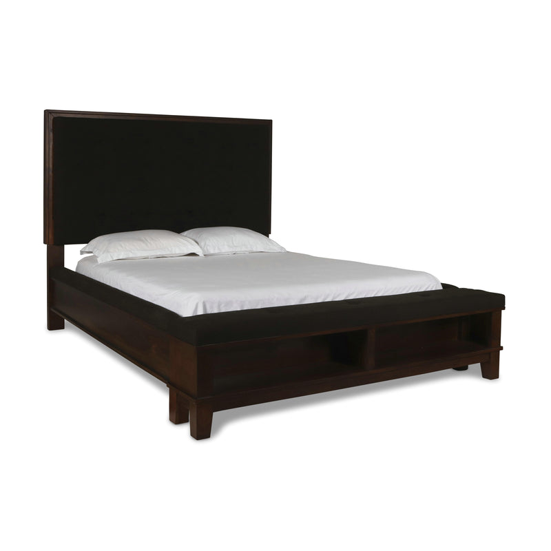 New Classic Furniture Cagney Queen Upholstered Panel Bed with Storage B594-310/B594-320/B594-330 IMAGE 2