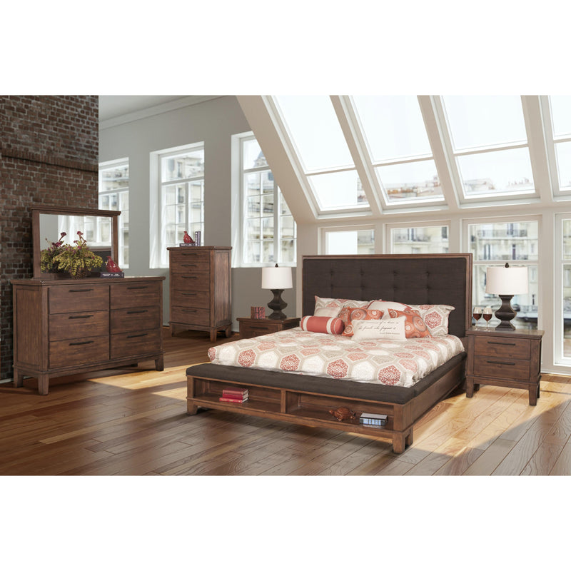 New Classic Furniture Cagney Queen Upholstered Panel Bed with Storage B594-310/B594-320/B594-330 IMAGE 7