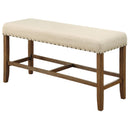  Furniture of America Sania Counter Height Bench CM3324PBN IMAGE 1