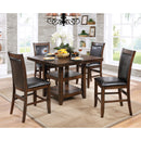  Furniture of America Meagan CM3152RPT Round Counter Height Table IMAGE 4