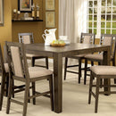  Furniture of America Square Eris II Counter Height Dining Table CM3213PT IMAGE 2