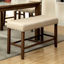  Furniture of America Melston II Counter Height Bench CM3531PBN IMAGE 2