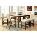  Furniture of America Melston II Counter Height Bench CM3531PBN IMAGE 3