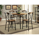  Furniture of America Round Crosby II Counter Height Dining Table CM3827RPT-TABLE IMAGE 4