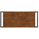  Furniture of America Square Silvia I Counter Height Dining Table with Trestle Base CM3803PT IMAGE 3