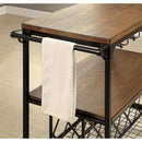  Furniture of America Square Silvia I Counter Height Dining Table with Trestle Base CM3803PT IMAGE 4