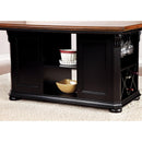  Furniture of America Sabrina Counter Height Dining Table with Pedestal Base CM3199BC-PT-TABLE IMAGE 2