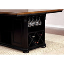  Furniture of America Sabrina Counter Height Dining Table with Pedestal Base CM3199BC-PT-TABLE IMAGE 3