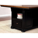  Furniture of America Sabrina Counter Height Dining Table with Pedestal Base CM3199BC-PT-TABLE IMAGE 4