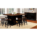  Furniture of America Sabrina Counter Height Dining Table with Pedestal Base CM3199BC-PT-TABLE IMAGE 6