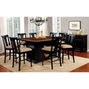  Furniture of America Sabrina Counter Height Dining Table with Pedestal Base CM3199BC-PT-TABLE IMAGE 8