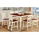  Furniture of America Torrington II Counter Height Dining Table CM3552WC-PT IMAGE 3